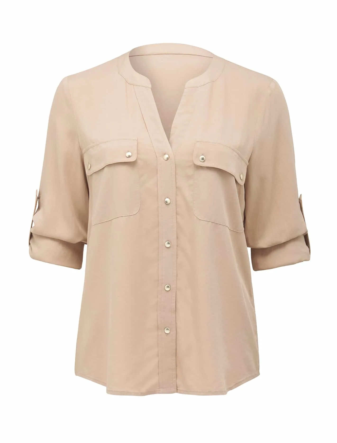 Josie Long Sleeve Utility Shirt