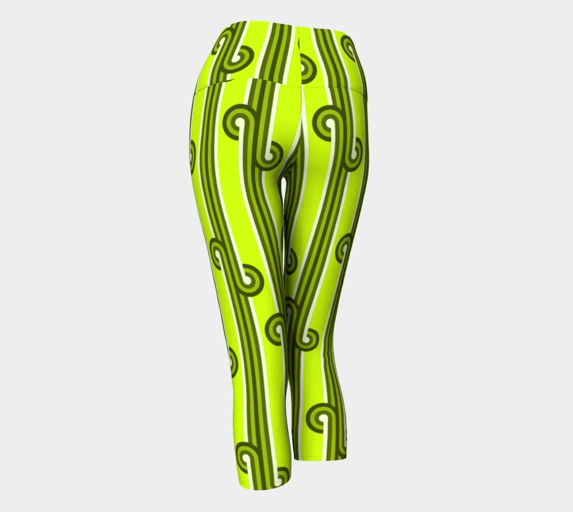 Lime Green Yoga Capris