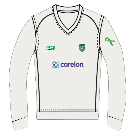 Limerick Cricket Club - Men's Jumper White Fullsleeve