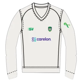 Limerick Cricket Club - Men's Jumper White Fullsleeve