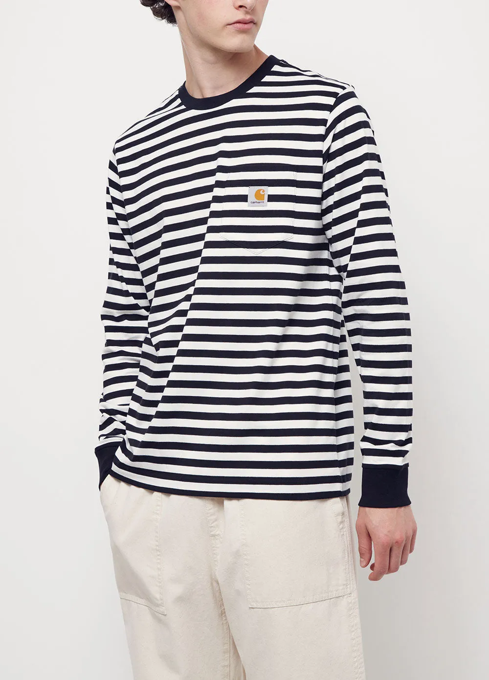 Long-sleeve Parker Pocket T-shirt