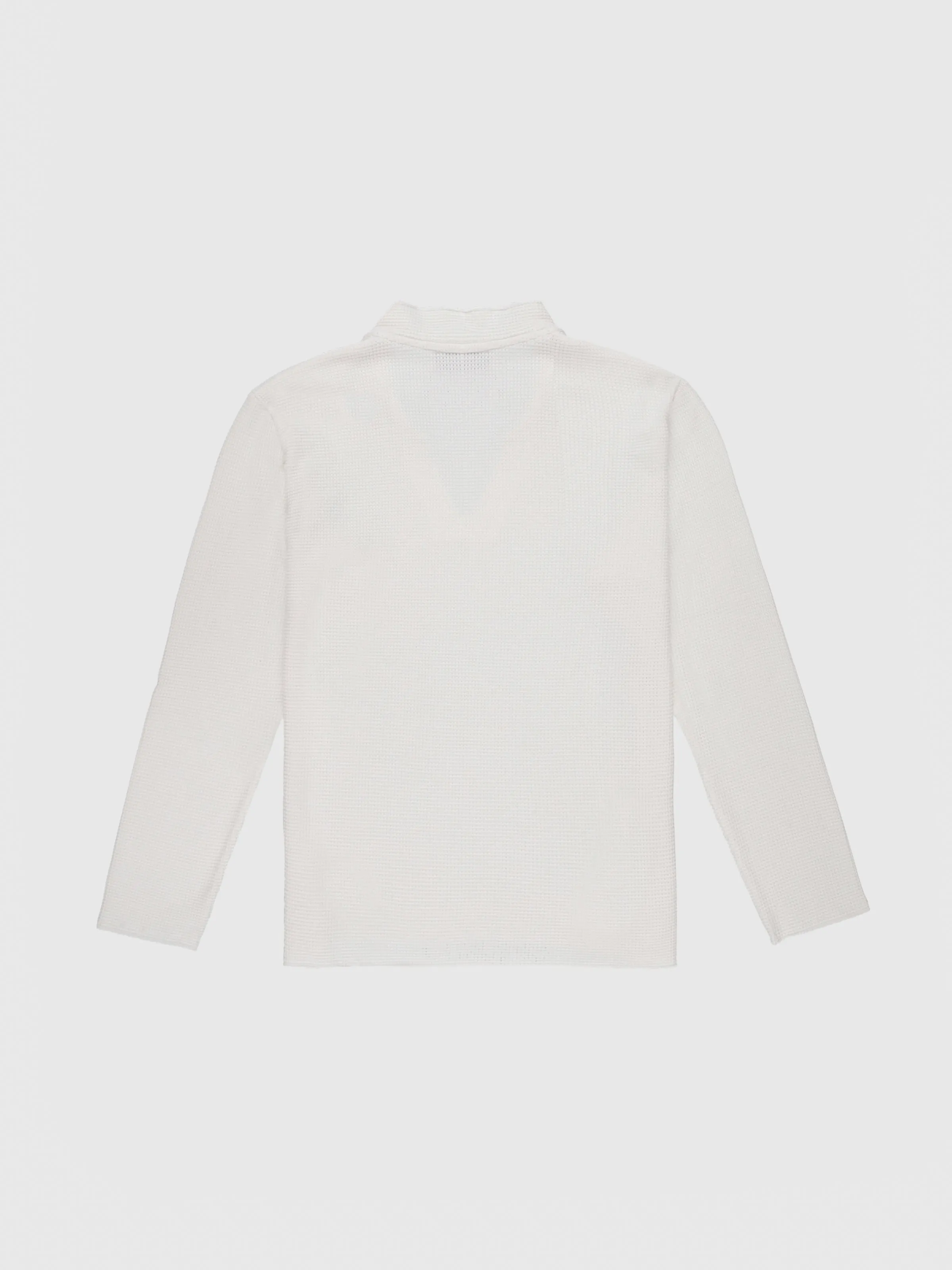 Long Sleeve Thermal Jersey in Offwhite