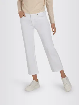 Mac Jeans White Denim Culottes 5984 9B 0391L D010