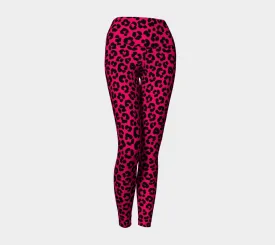 Meihongse Leopard Print Yoga Leggings