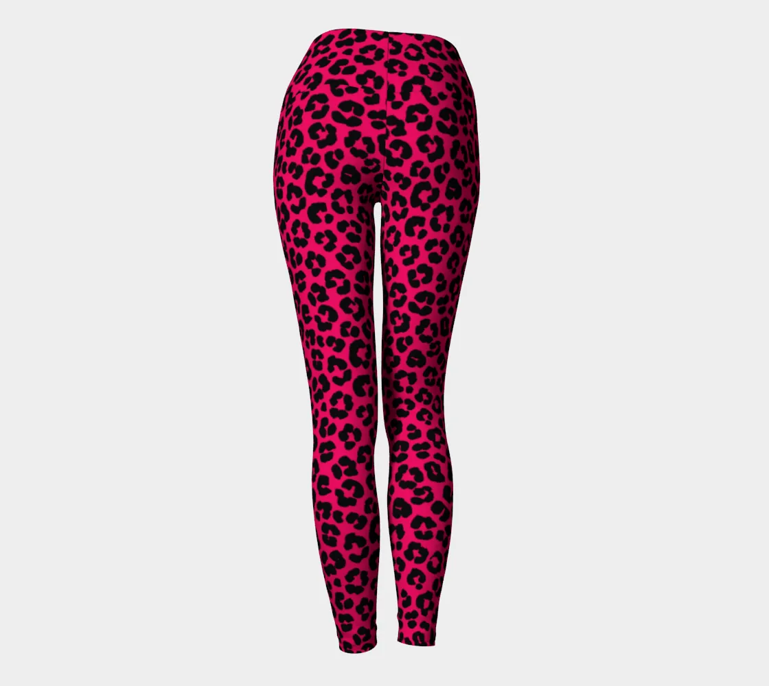 Meihongse Leopard Print Yoga Leggings