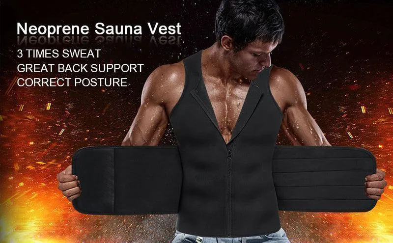 Men's Bodyshaper Vest Compression Waist Slimming Trainer