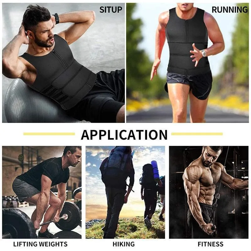 Men's Bodyshaper Vest Compression Waist Slimming Trainer