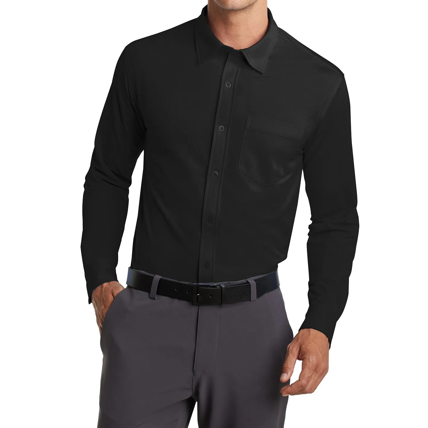 Men's Dimension Knit Dress Shirt