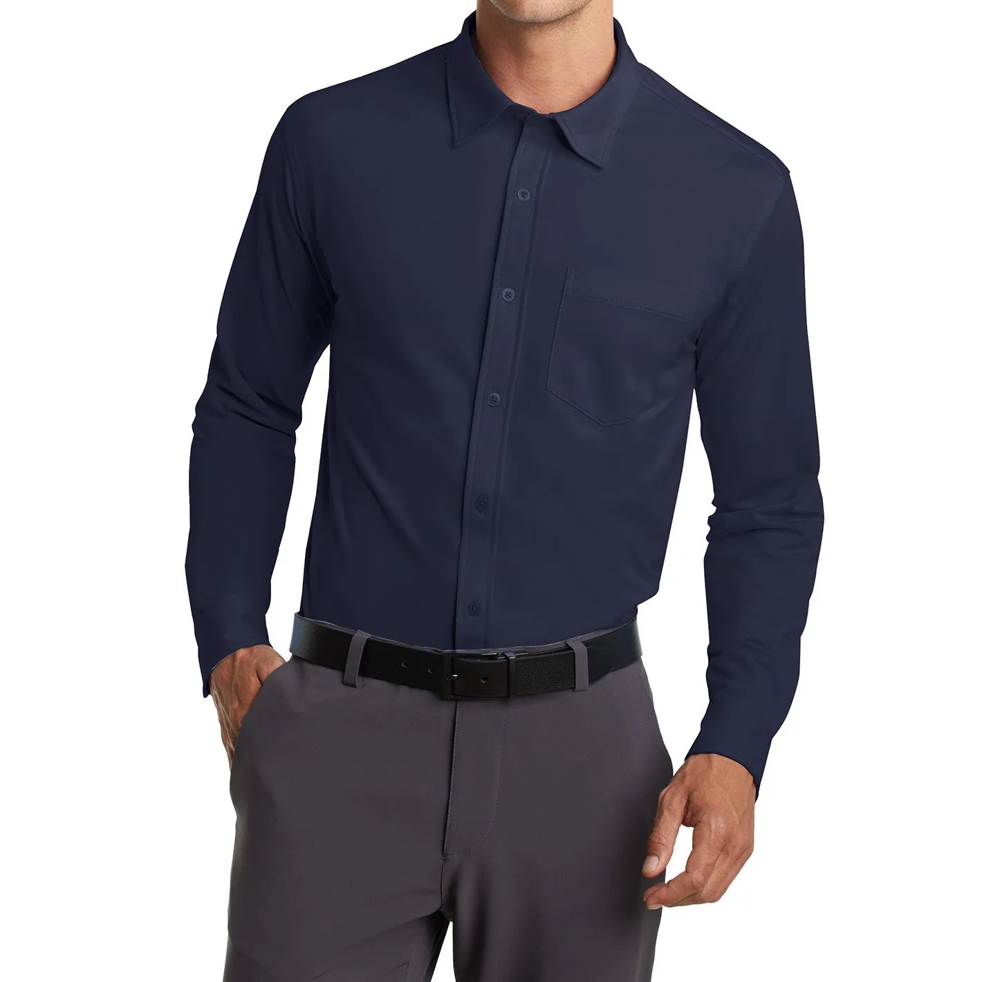 Men's Dimension Knit Dress Shirt