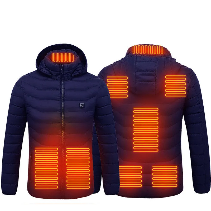 Men's Heated Jacket Coat USB Electric Jacket