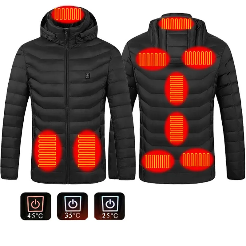 Men's Heated Jacket Coat USB Electric Jacket