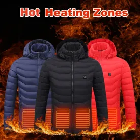 Men's Heated Jacket Coat USB Electric Jacket