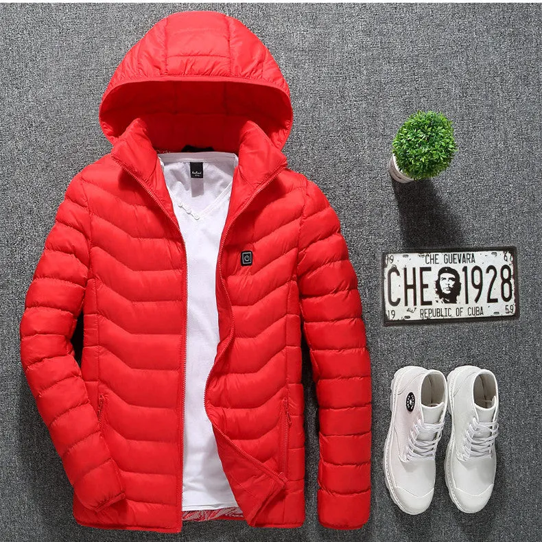 Men's Heated Jacket Coat USB Electric Jacket