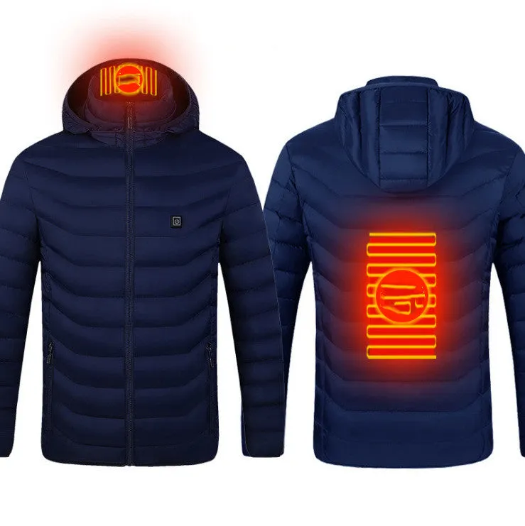 Men's Heated Jacket Coat USB Electric Jacket