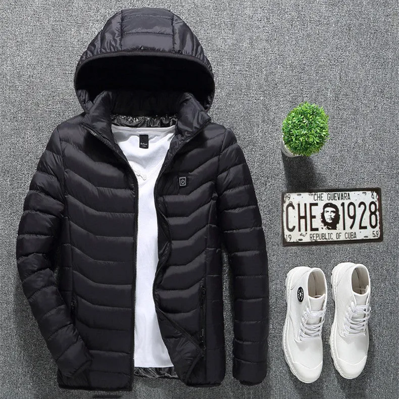 Men's Heated Jacket Coat USB Electric Jacket