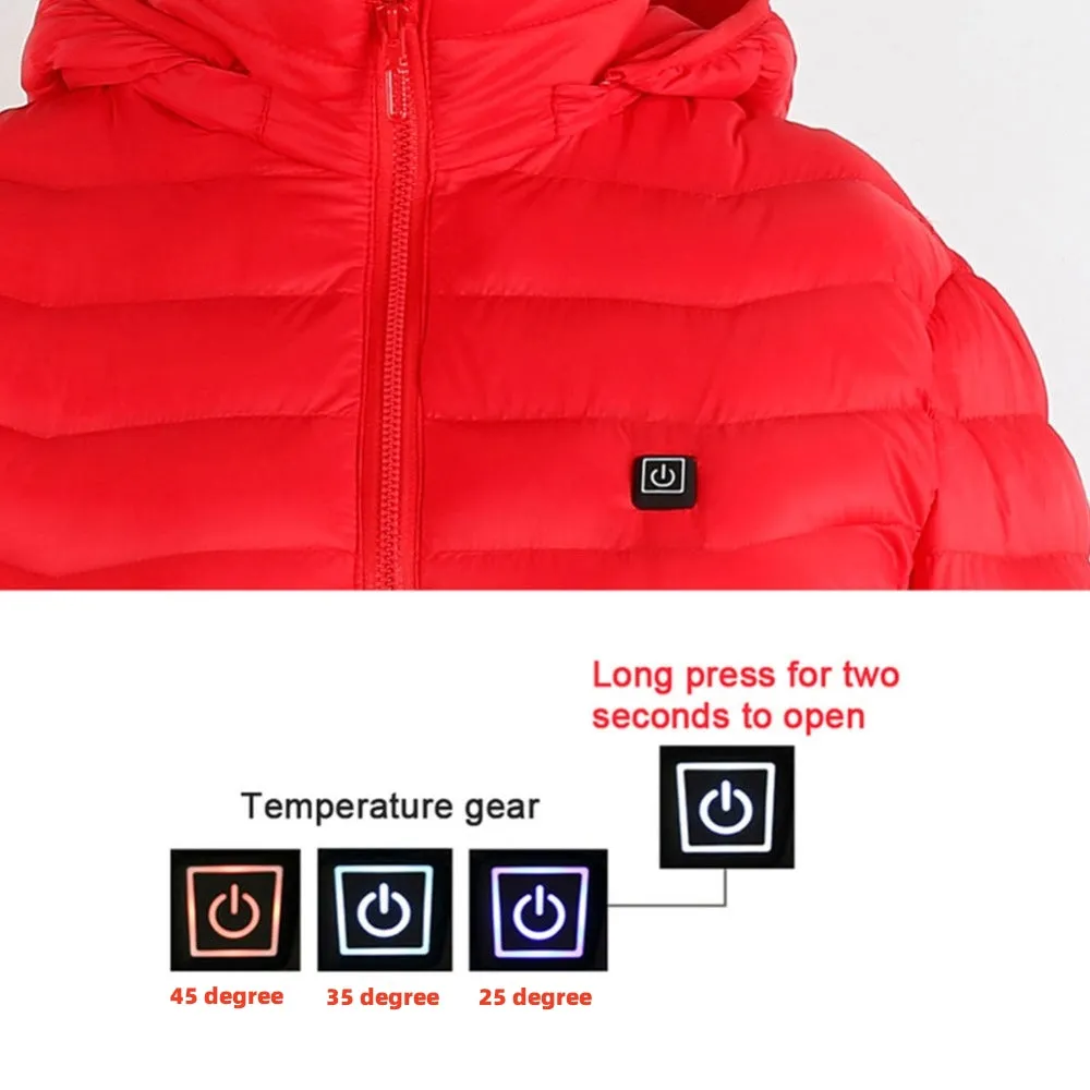 Men's Heated Jacket Coat USB Electric Jacket