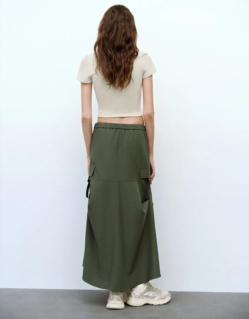 Midi Utility Skirt