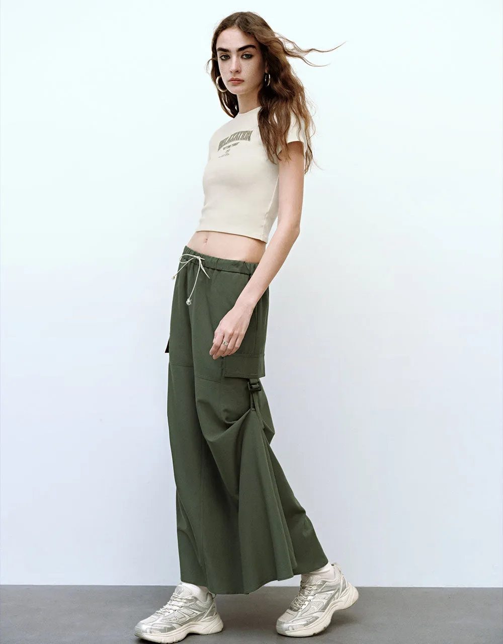 Midi Utility Skirt