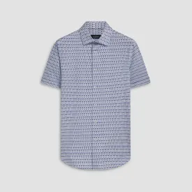 Miles Harlequin Print OoohCotton Short Sleeve Shirt