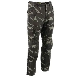 Milwaukee Leather MPM5592 Men's Armored Camo Cargo Motorcycle Riding Jeans Reinforced with Aramid Fibers