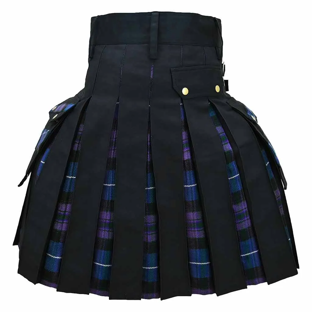 Modern Hybrid Kilt Tartan Pride of Scotland Cross Stripes