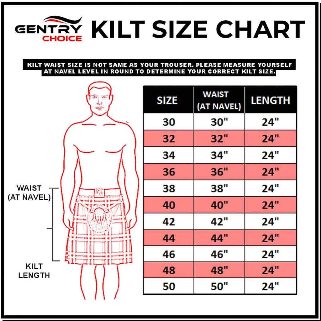 Modern Hybrid Kilt Tartan Pride of Scotland Cross Stripes