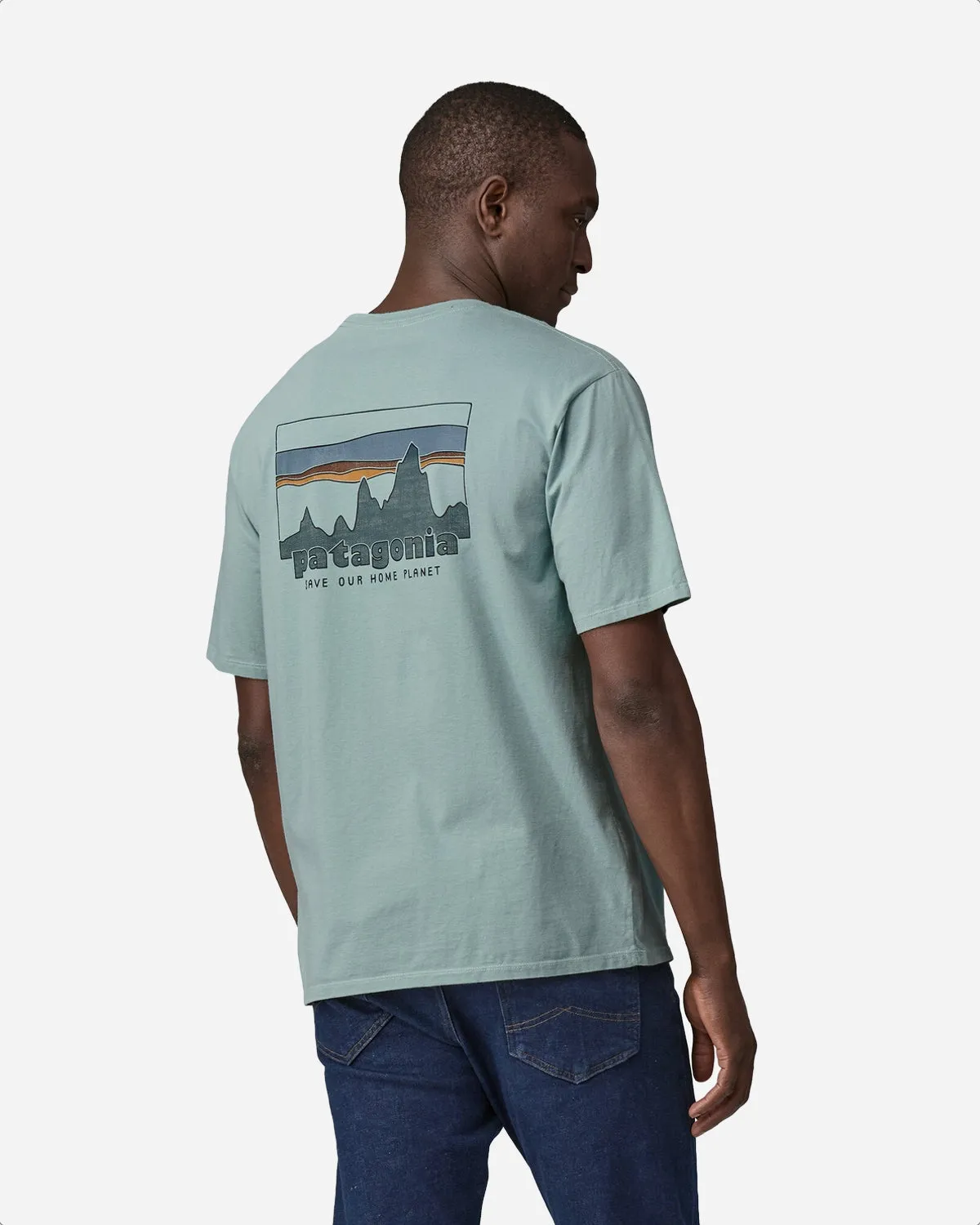 M's '73 Skyline Organic T-Shirt - Thermal Blue