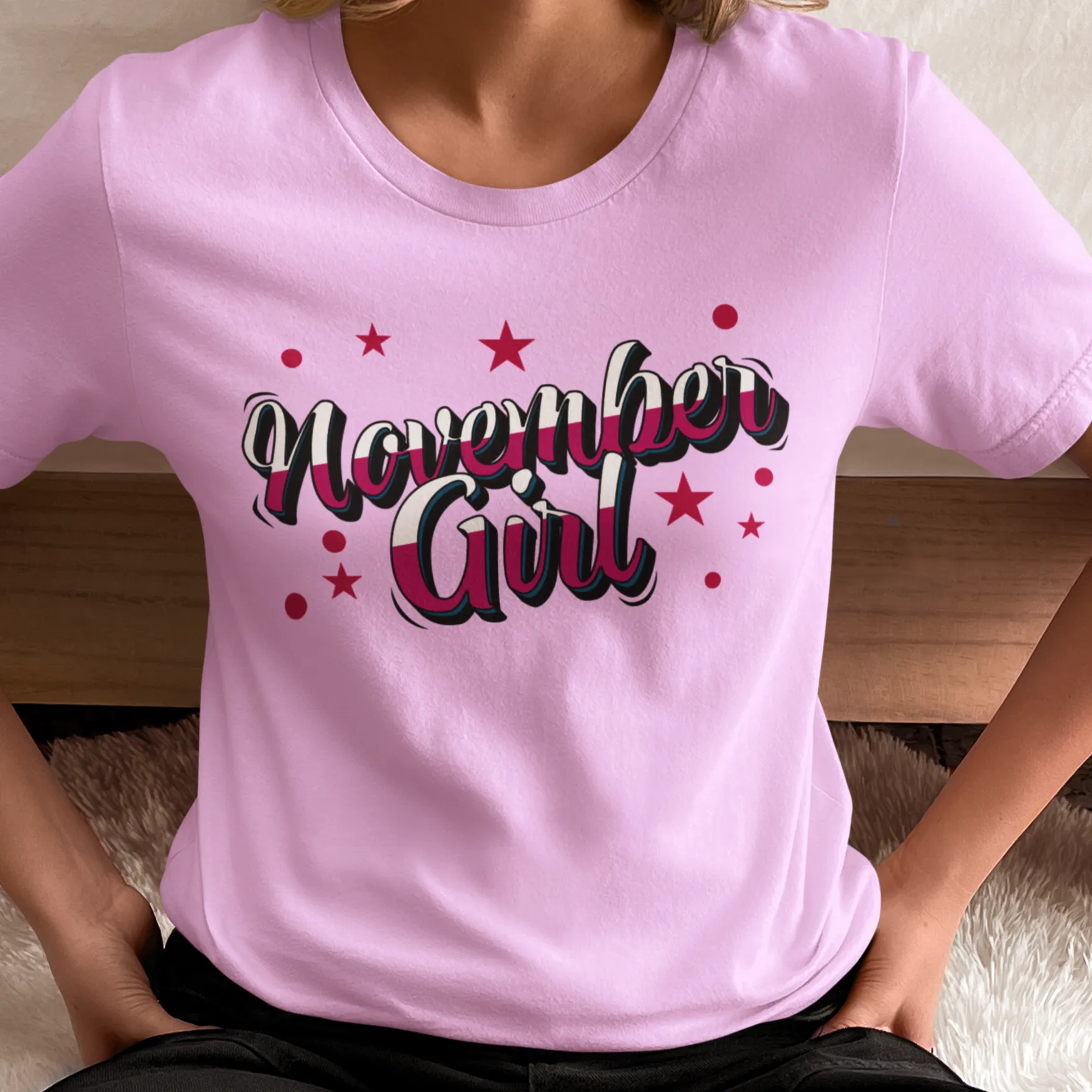 November Girl Shirt, November Shirt, Aesthetic November Shirt, November birthday Shirt, Born November Shirt, November Friends Shirt