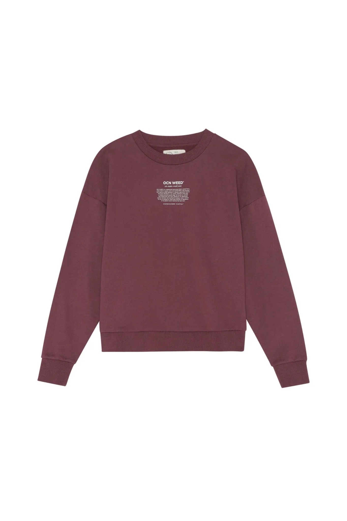 OCN WEED® Crop Sweatshirt Deep