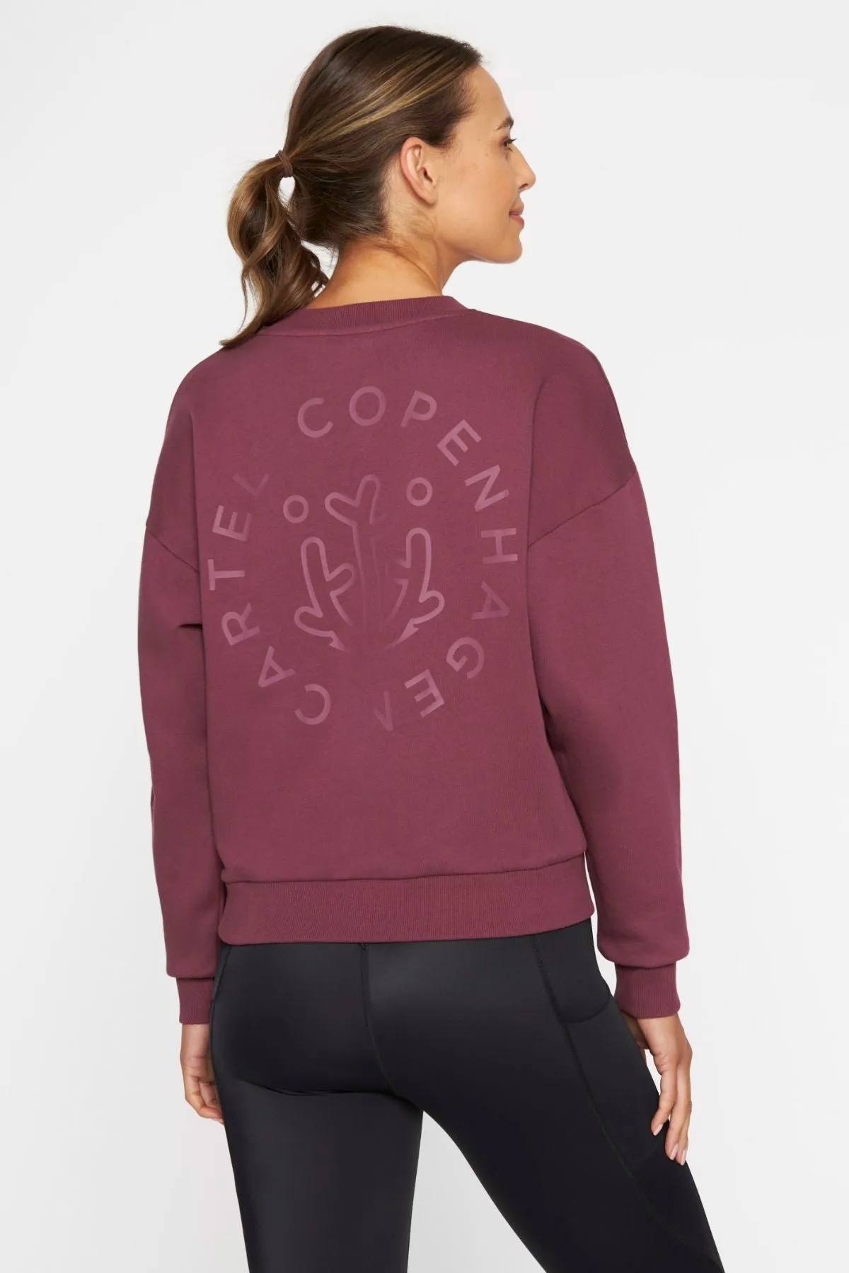 OCN WEED® Crop Sweatshirt Deep