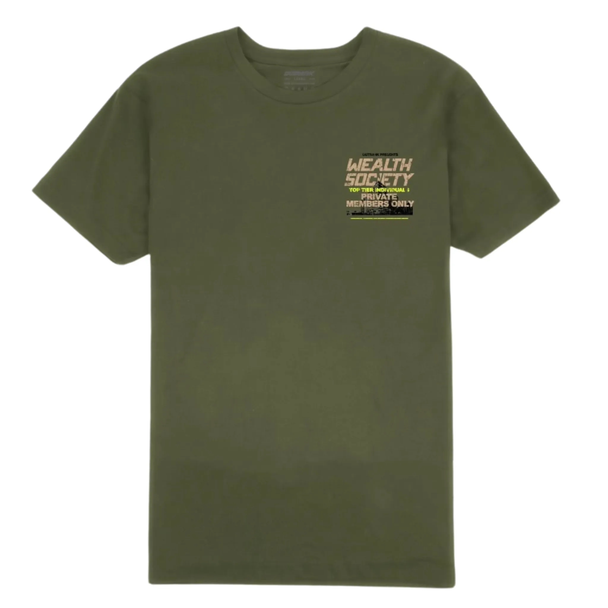 Outrank "Wealth Society" Tee (Olive)