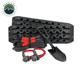 OVERLAND VEHICLE SYSTEMS | Ultimate Recovery Package - Brute Kinetic Rope, Recovery Shovel, Recovery Ramp, 5/8" Soft Shackle (33-0502)