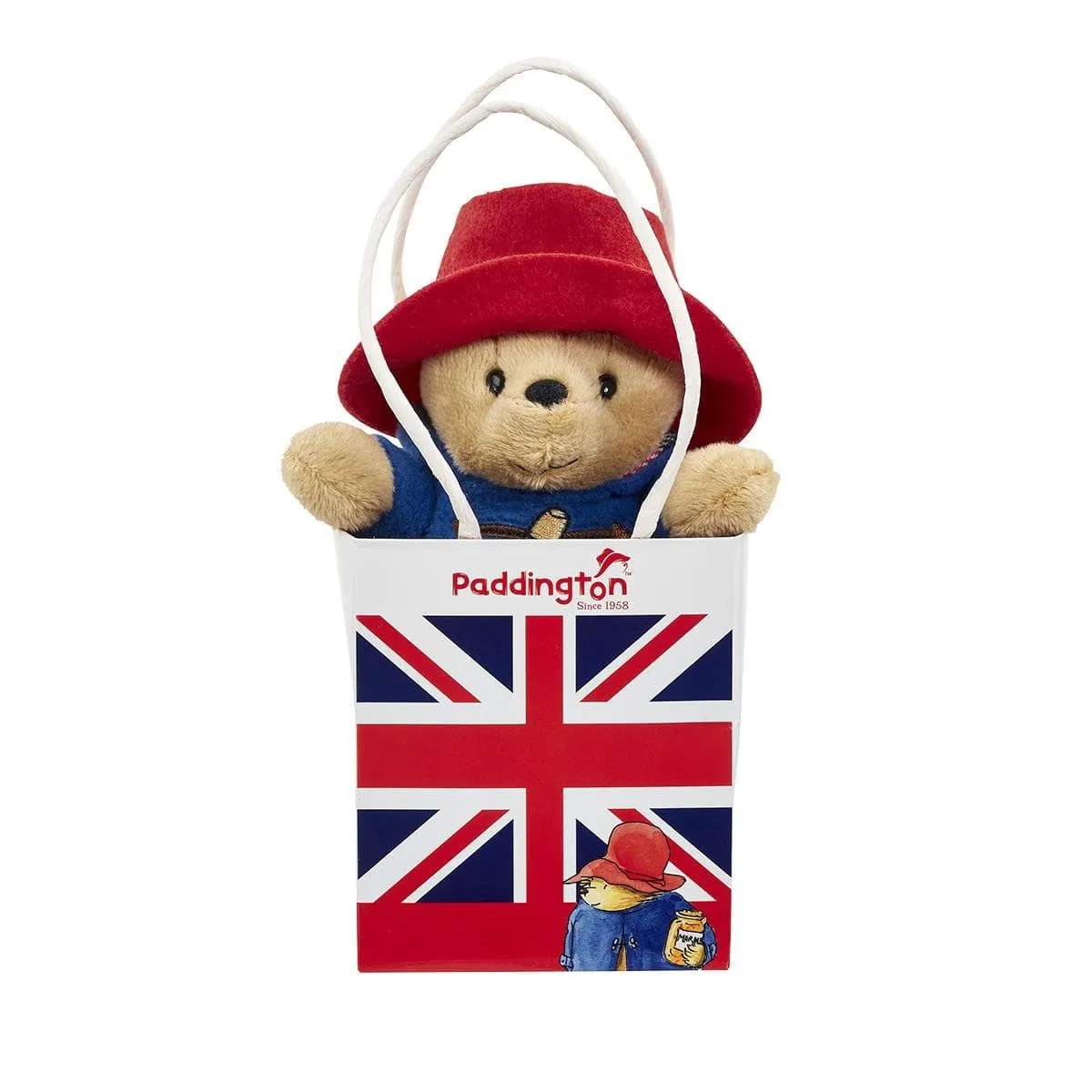 Paddington Bear In Union Jack Bag