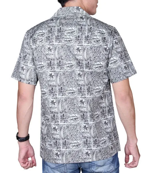 Paddle Block Men's Aloha Shirt