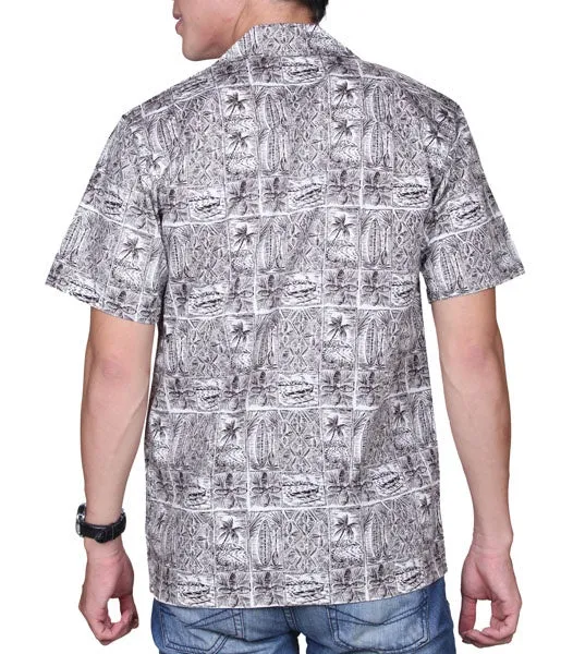 Paddle Block Men's Aloha Shirt