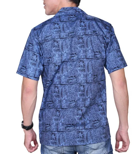 Paddle Block Men's Aloha Shirt