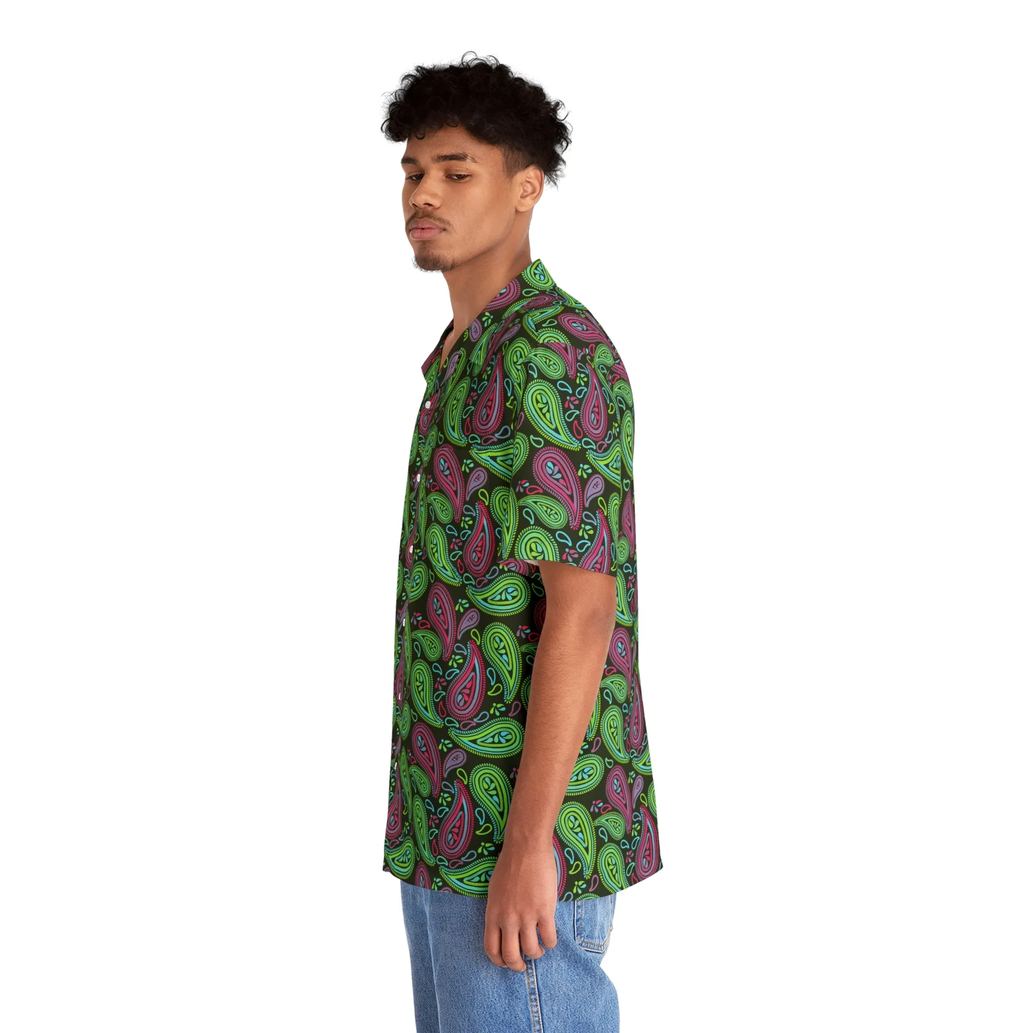 Paisley Monokai Men's Hawaiian Shirt