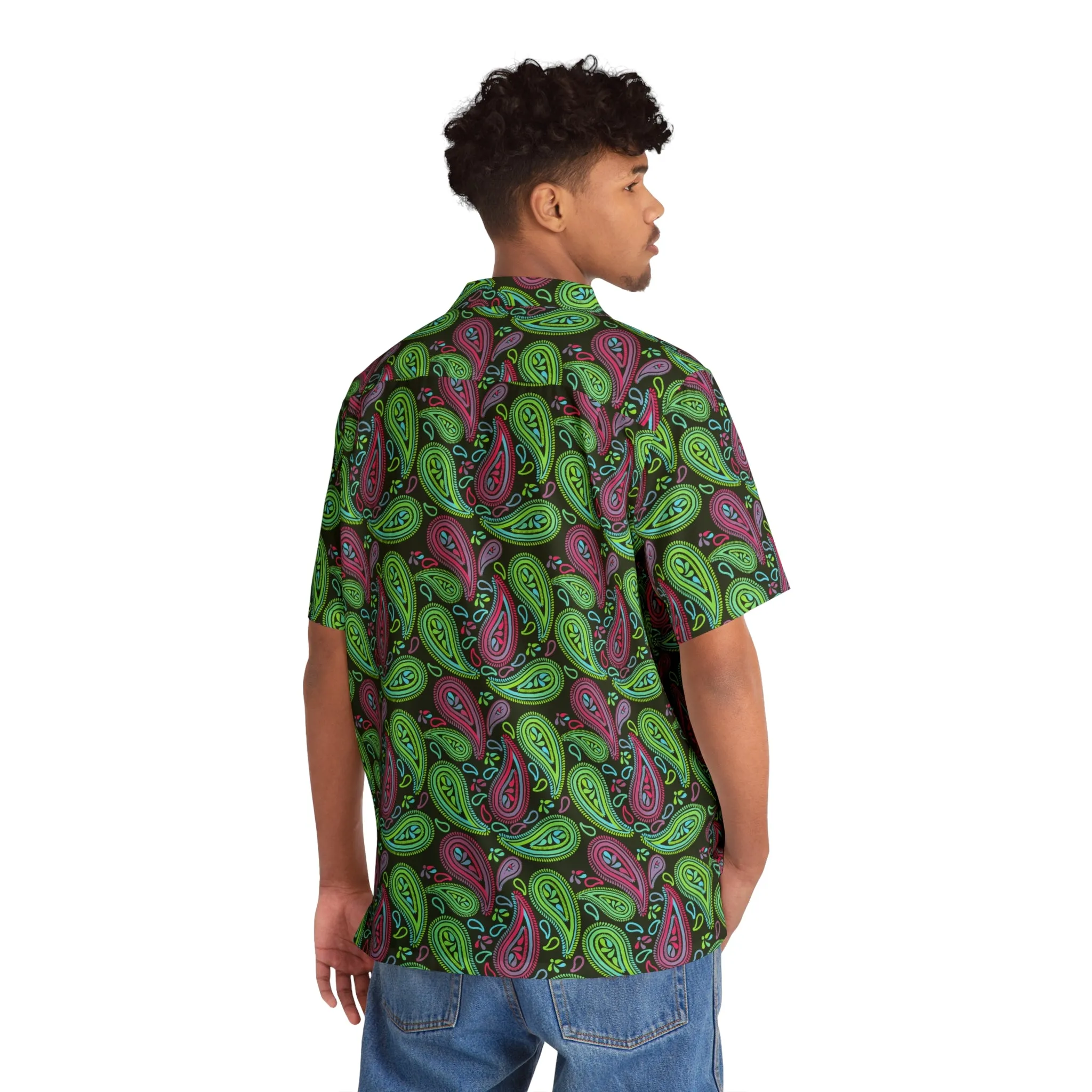 Paisley Monokai Men's Hawaiian Shirt