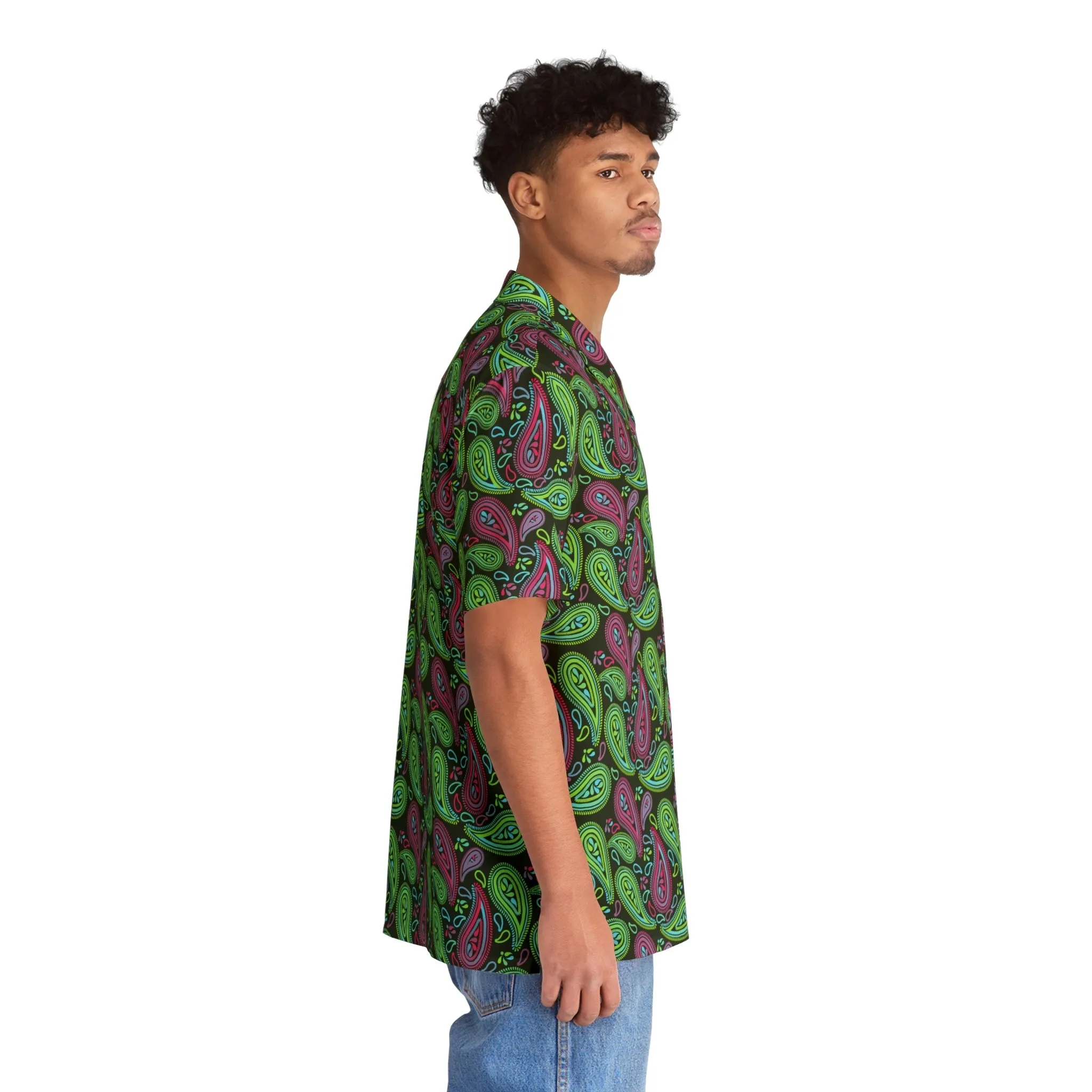 Paisley Monokai Men's Hawaiian Shirt