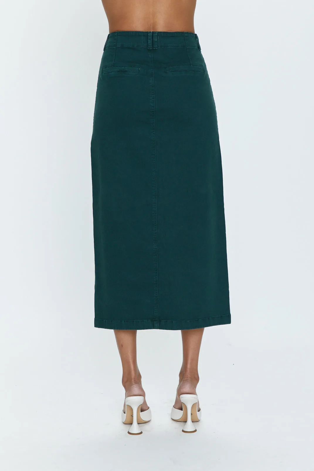 Pamela Skirt Utility Midi Skirt - Pine