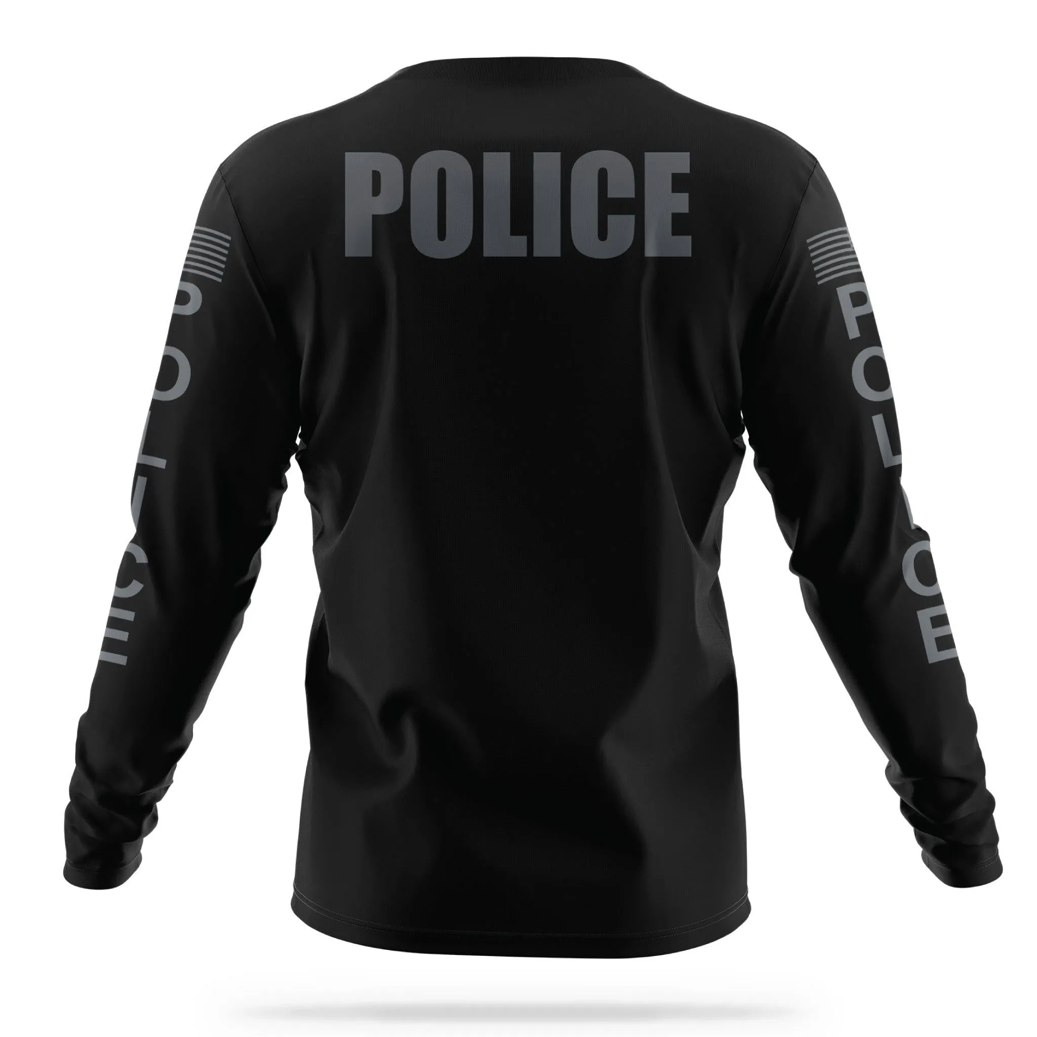 [POLICE] Men's Utility Long Sleeve [BLK/GRY]