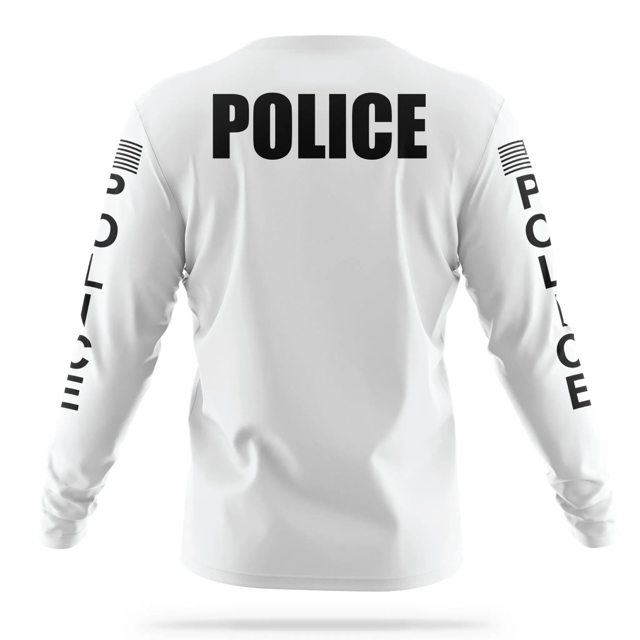 [POLICE] Men's Utility Long Sleeve [WHT/BLK]