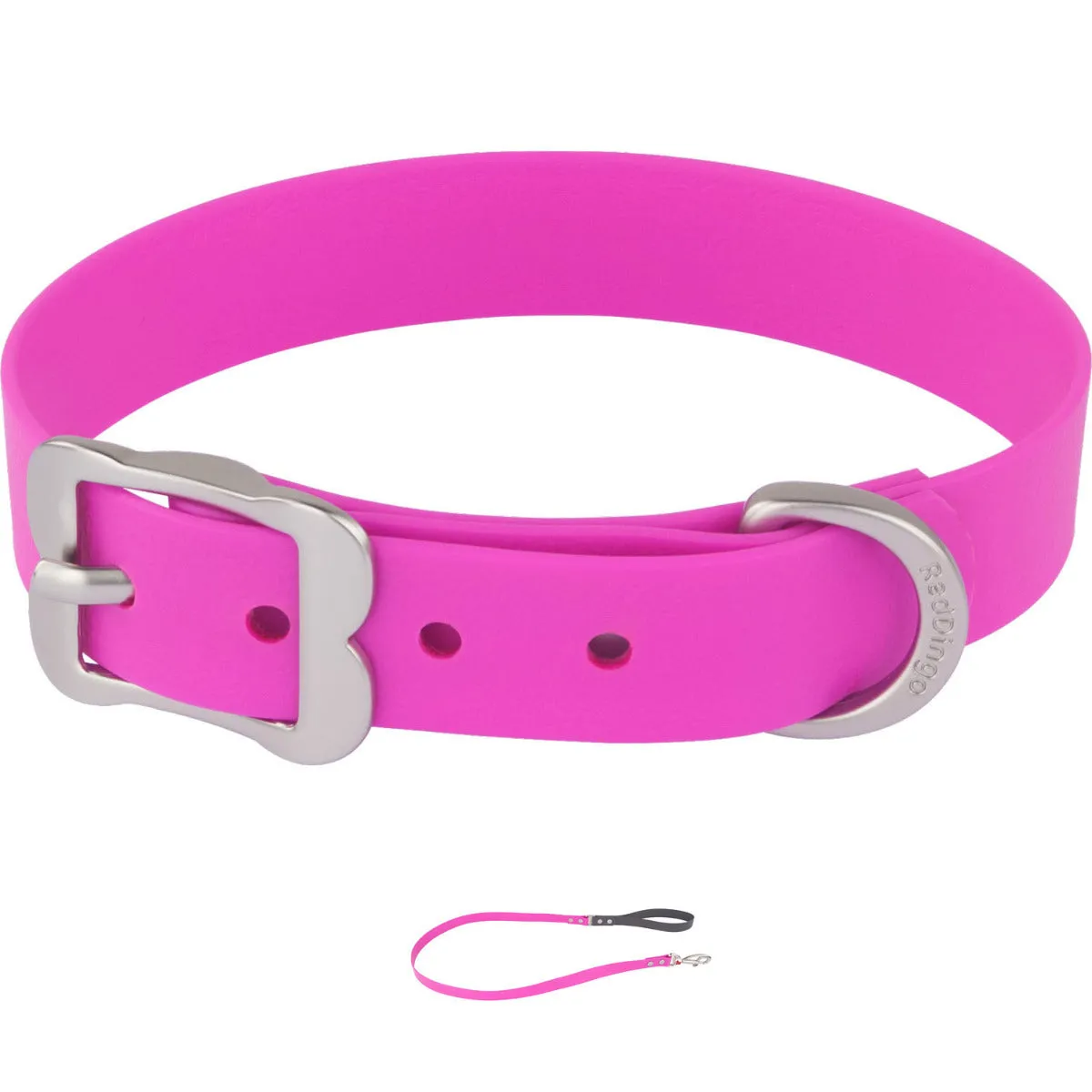 Red Dingo Vivid PVC Collar or Leash - Pink