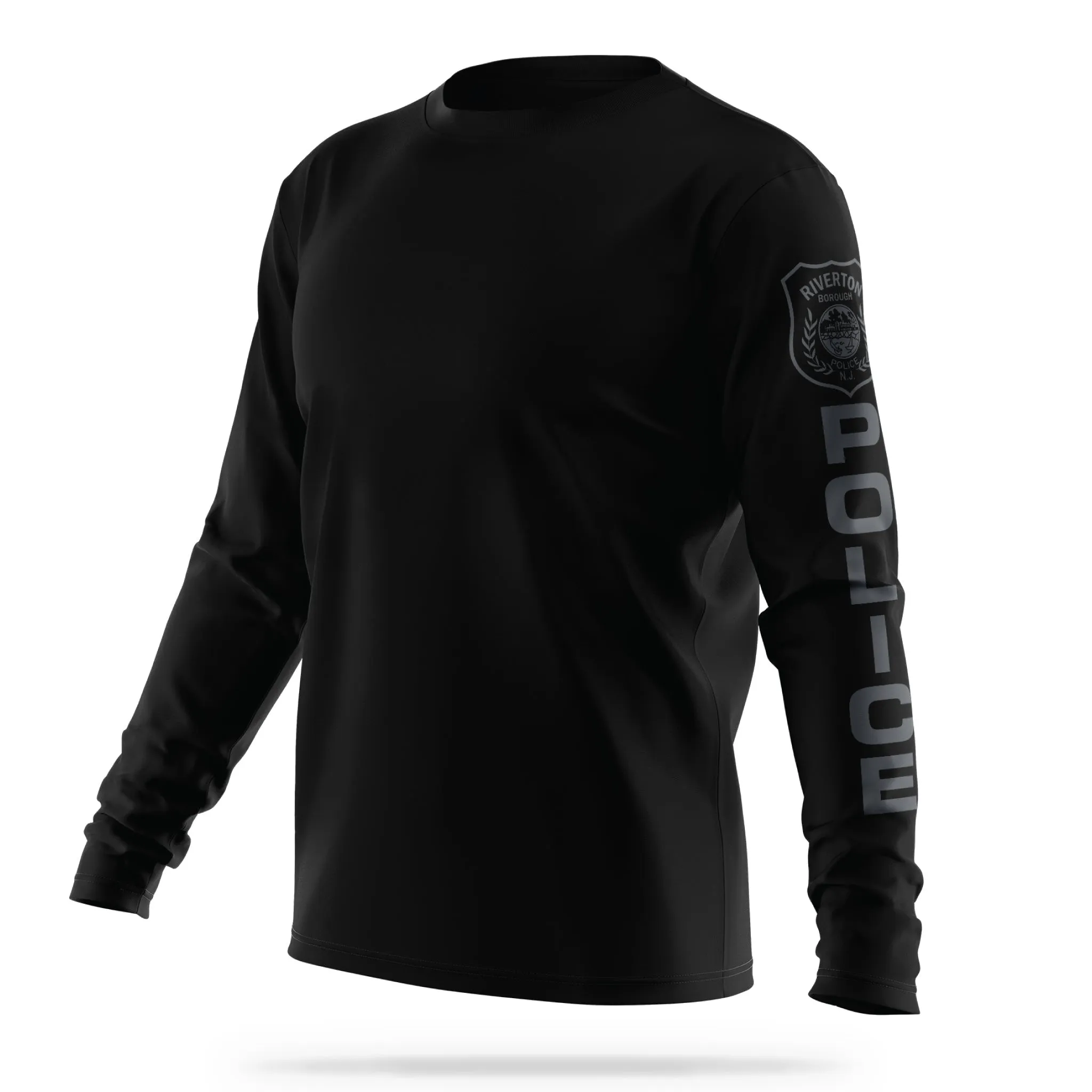 [RIVERTON PD] Long Sleeve Utility Shirt [BLK/GRY]