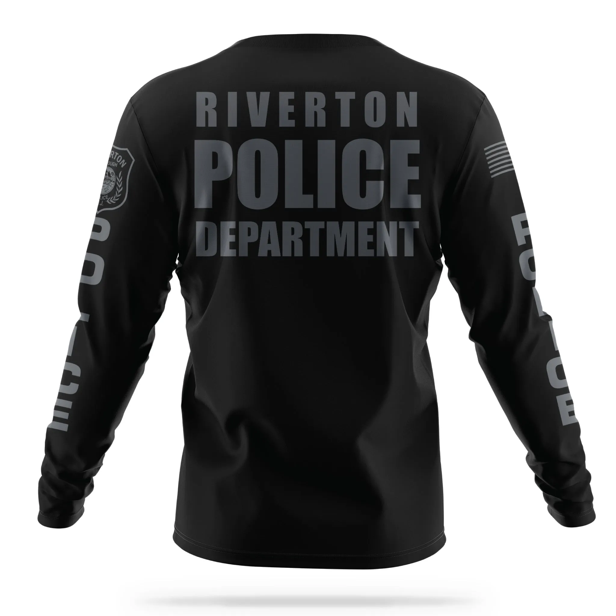 [RIVERTON PD] Long Sleeve Utility Shirt [BLK/GRY]