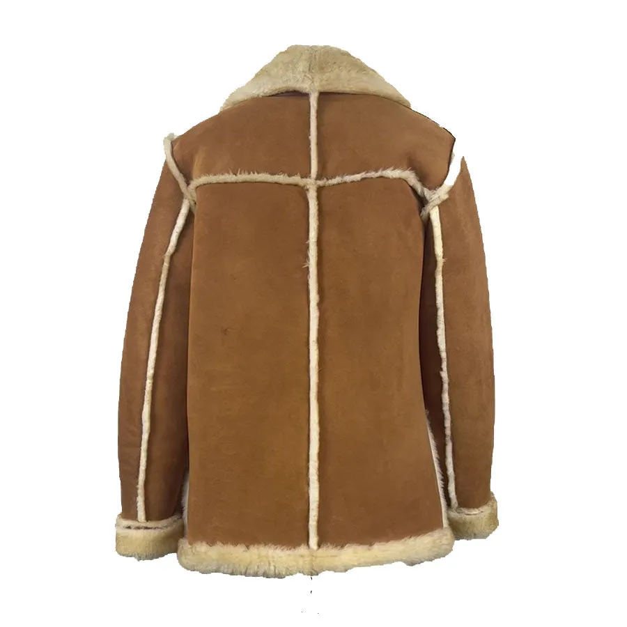 Roddy Piper Western Style Shearling Jacket