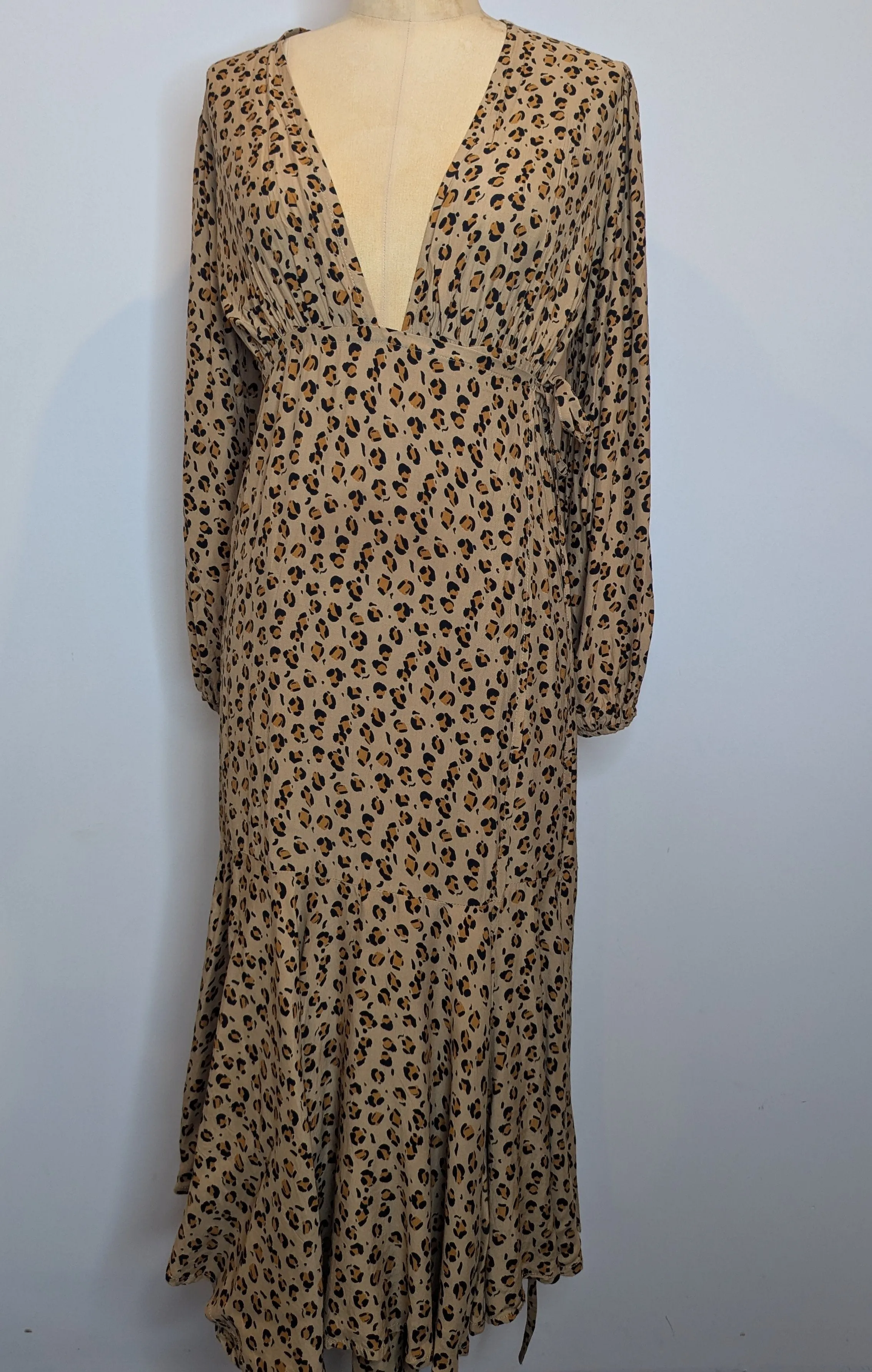 Rue Stilic Leopard Animal Print Dress