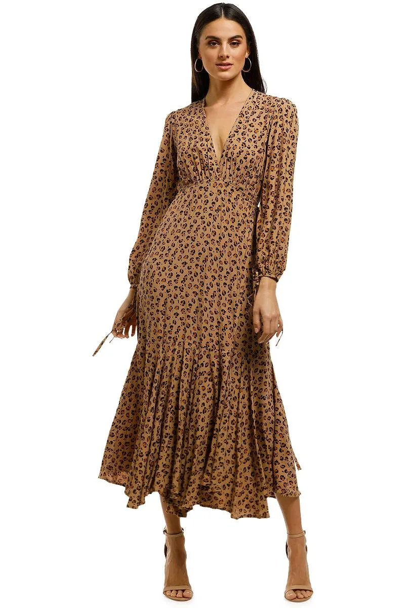 Rue Stilic Leopard Animal Print Dress