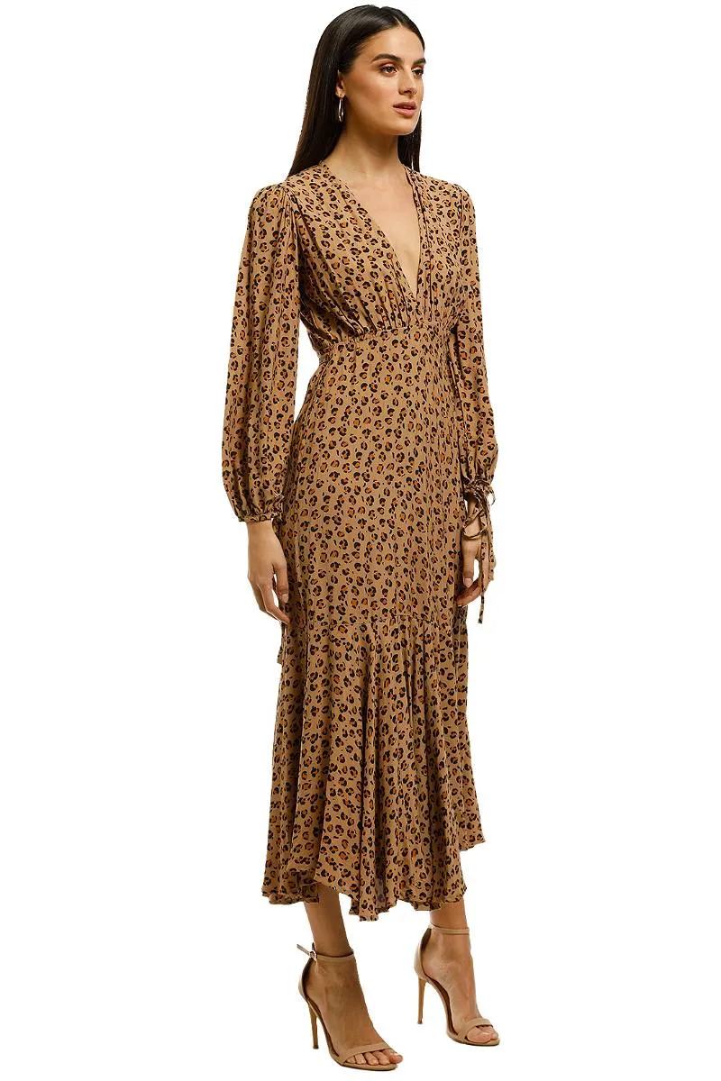 Rue Stilic Leopard Animal Print Dress