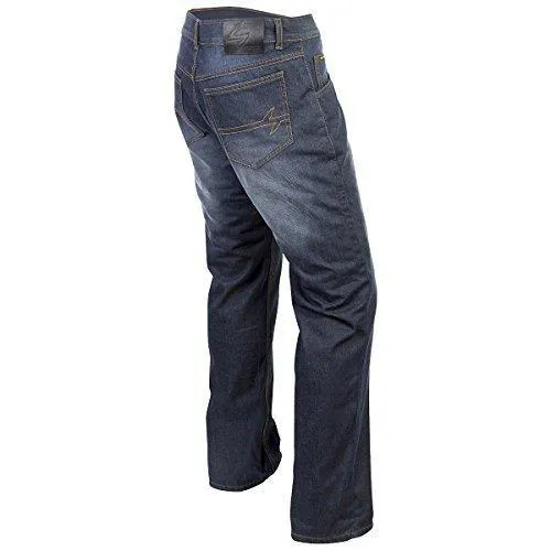 Scorpion Covert Pro Men's Stonewashed Blue Denim Riding Jeans